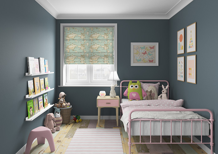 Maps, Duckegg - Roman Blind - Image 5